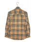 BURBERRY (バーバリー) チェックシャツ ベージュ サイズ:XS：34800円