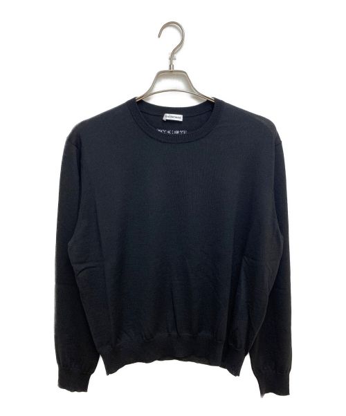 BALENCIAGA（バレンシアガ）BALENCIAGA (バレンシアガ) バックロゴニット ブラック サイズ:42 未使用品の古着・服飾アイテム