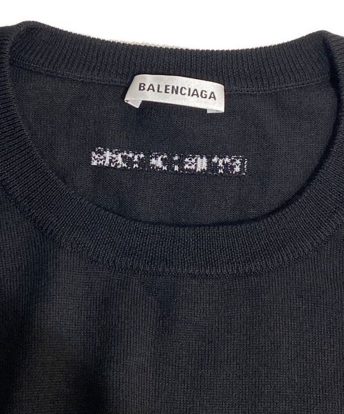 BALENCIAGA（バレンシアガ）BALENCIAGA (バレンシアガ) バックロゴニット ブラック サイズ:42 未使用品の古着・服飾アイテム
