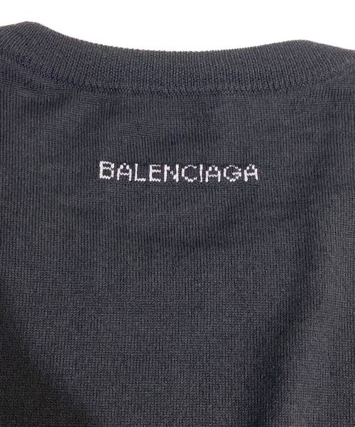 BALENCIAGA（バレンシアガ）BALENCIAGA (バレンシアガ) バックロゴニット ブラック サイズ:42 未使用品の古着・服飾アイテム