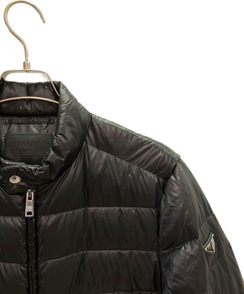 PRADA（プラダ）PRADA (プラダ) 袖プレートダウンジャケット ブラック サイズ:50の古着・服飾アイテム