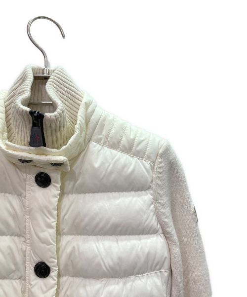 MONCLER（モンクレール）MONCLER (モンクレール) ダウンジャケット アイボリー サイズ:XSの古着・服飾アイテム