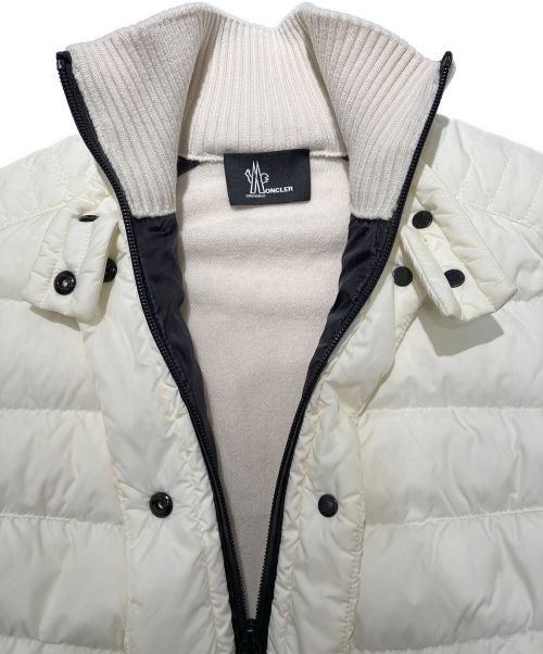 MONCLER（モンクレール）MONCLER (モンクレール) ダウンジャケット アイボリー サイズ:XSの古着・服飾アイテム