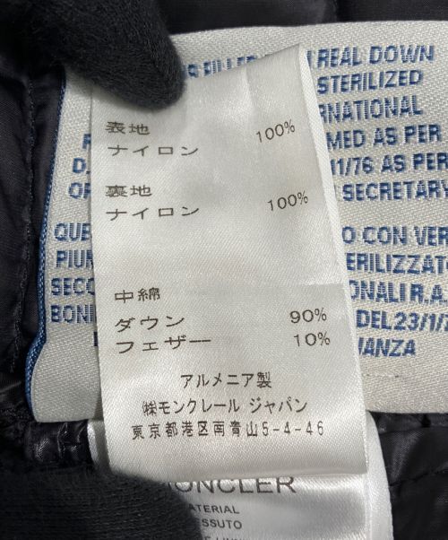 MONCLER（モンクレール）MONCLER (モンクレール) LANSショートダウンジャケット ブラック サイズ:00の古着・服飾アイテム
