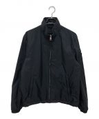 PRADAプラダ）の古着「ロゴプレートブルゾン」｜ブラック