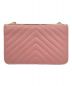 CHANEL (シャネル) Vステッチチェーンウォレット ピンク：258000円