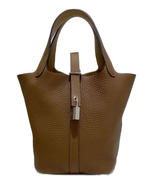 HERMES（エルメス）HERMES (エルメス) ピコタンロックPM ブラウン サイズ:PMの古着・服飾アイテム