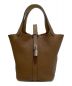 HERMES（エルメス）の古着「ピコタンロックPM」｜ブラウン