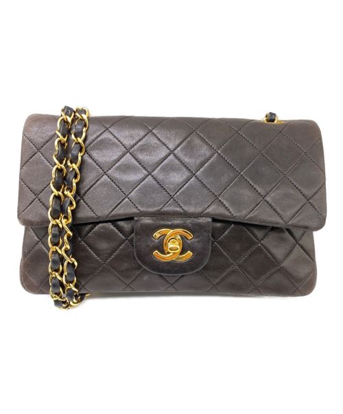 CHANEL（シャネル）CHANEL (シャネル) ダブルフラップマトラッセ ブラック サイズ:-の古着・服飾アイテム