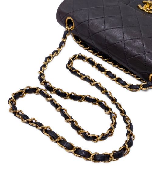 CHANEL（シャネル）CHANEL (シャネル) ダブルフラップマトラッセ ブラック サイズ:-の古着・服飾アイテム