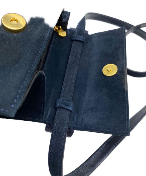 Salvatore Ferragamo（サルヴァトーレ フェラガモ）Salvatore Ferragamo (サルヴァトーレ フェラガモ) スウェード2WAYバッグ ネイビー サイズ:-の古着・服飾アイテム