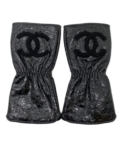 CHANEL（シャネル）CHANEL (シャネル) ドライビンググローブ ブラック サイズ:8の古着・服飾アイテム