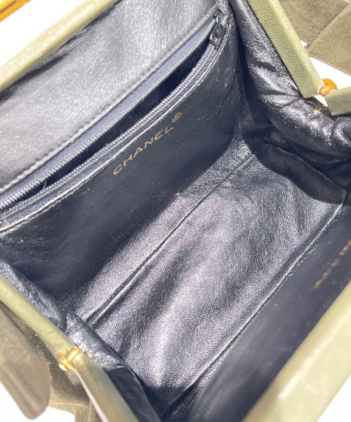 CHANEL（シャネル）CHANEL (シャネル) マトラッセハンドバッグ カーキ サイズ:-の古着・服飾アイテム