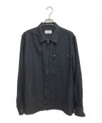 HERMESエルメス）の古着「ジップシャツ」｜グレー