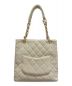 CHANEL (シャネル) マトラッセチェーントートバッグ ホワイト：278000円