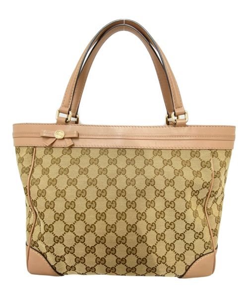 GUCCI（グッチ）GUCCI (グッチ) メイフェア トートバッグ ベージュ サイズ:-の古着・服飾アイテム