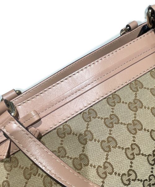 GUCCI（グッチ）GUCCI (グッチ) メイフェア トートバッグ ベージュ サイズ:-の古着・服飾アイテム