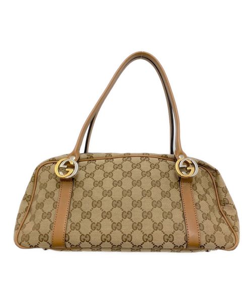 GUCCI（グッチ）GUCCI (グッチ) GGツインズ ミニボストンバッグ ベージュ サイズ:-の古着・服飾アイテム