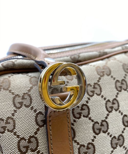GUCCI（グッチ）GUCCI (グッチ) GGツインズ ミニボストンバッグ ベージュ サイズ:-の古着・服飾アイテム