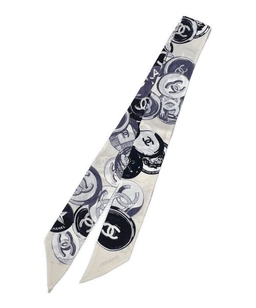 CHANEL（シャネル）CHANEL (シャネル) ツイリー ホワイト×ブラックの古着・服飾アイテム