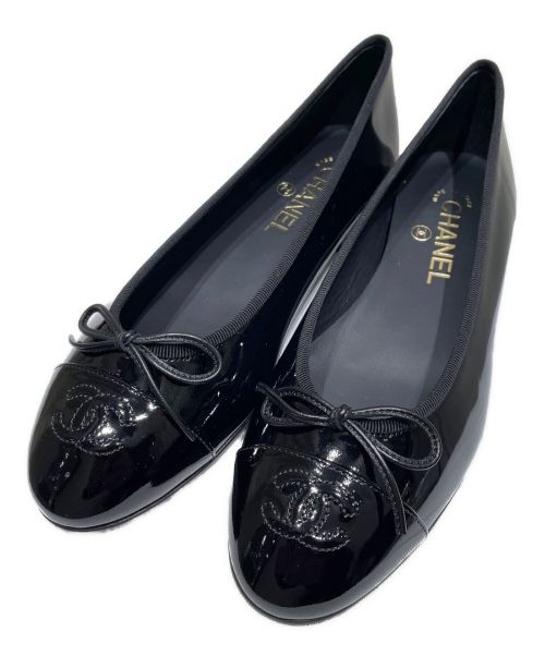 CHANEL（シャネル）CHANEL (シャネル) バレリーナ ブラック サイズ:38 未使用品の古着・服飾アイテム
