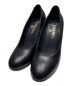 CHANEL（シャネル）の古着「チェーンヒールパンプス」｜ブラック