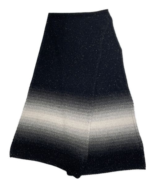 CHANEL（シャネル）CHANEL (シャネル) ラメグラデーションマフラー ブラック サイズ:-の古着・服飾アイテム