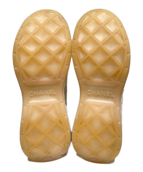 CHANEL（シャネル）CHANEL (シャネル) ココマークスウェードスニーカー アイボリー サイズ:39の古着・服飾アイテム