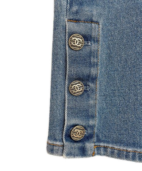 CHANEL（シャネル）CHANEL (シャネル) ココマークリベットデニムパンツ サイズ:34の古着・服飾アイテム