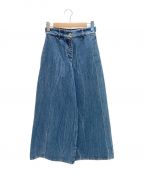 CHANELシャネル）の古着「ワイドデニムパンツ」