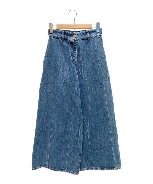 CHANEL（シャネル）CHANEL (シャネル) ワイドデニムパンツ サイズ:34の古着・服飾アイテム