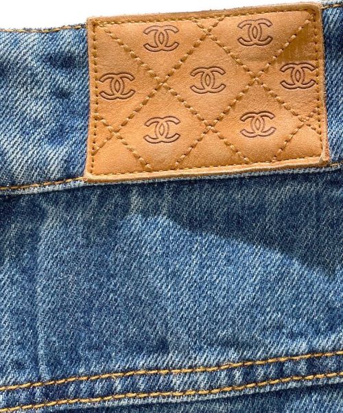 CHANEL（シャネル）CHANEL (シャネル) ワイドデニムパンツ サイズ:34の古着・服飾アイテム