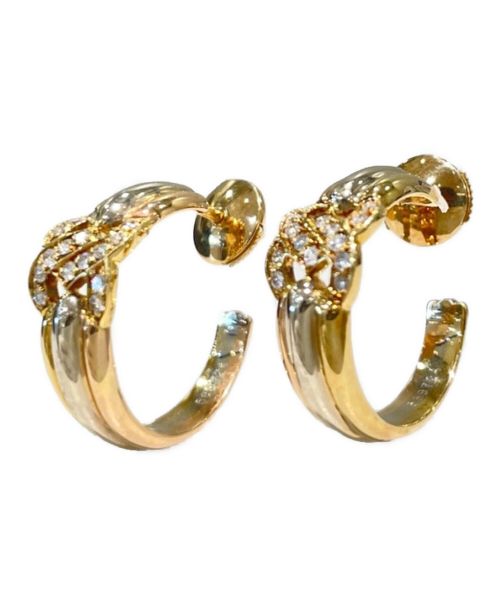 Cartier（カルティエ）Cartier (カルティエ) パヴェダイヤピアスの古着・服飾アイテム
