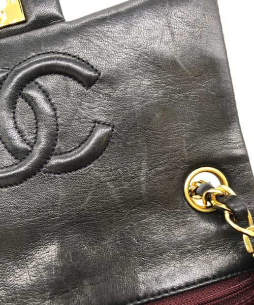 CHANEL（シャネル）CHANEL (シャネル) ミニマトラッセ ブラック サイズ:-の古着・服飾アイテム