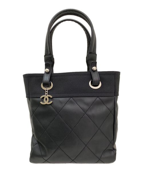 CHANEL（シャネル）CHANEL (シャネル) パリ ビアリッツ トート PM ブラック サイズ:PMの古着・服飾アイテム