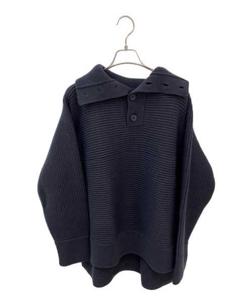 FUMIKA UCHIDA（フミカウチダ）FUMIKA UCHIDA (フミカウチダ) ハイネックスリットニット グレー サイズ:36の古着・服飾アイテム