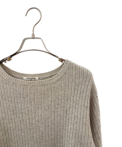 FUMIKA UCHIDA（フミカウチダ）FUMIKA UCHIDA (フミカウチダ) カシミヤニット ライトグレー サイズ:36の古着・服飾アイテム