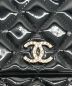 中古・古着 CHANEL (シャネル) パテントミニマトラッセショルダーバッグ ブラック：268000円