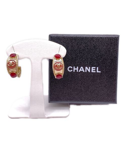 CHANEL（シャネル）CHANEL (シャネル) ストーンフープピアスの古着・服飾アイテム