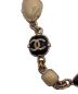 中古・古着 CHANEL (シャネル) ストーンモチーフブレスレット ベージュ×ブラック サイズ:-：62800円