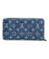 LOUIS VUITTON (ルイ ヴィトン) モノグラムデニムジッピーウォレット インディゴ 未使用品：258000円