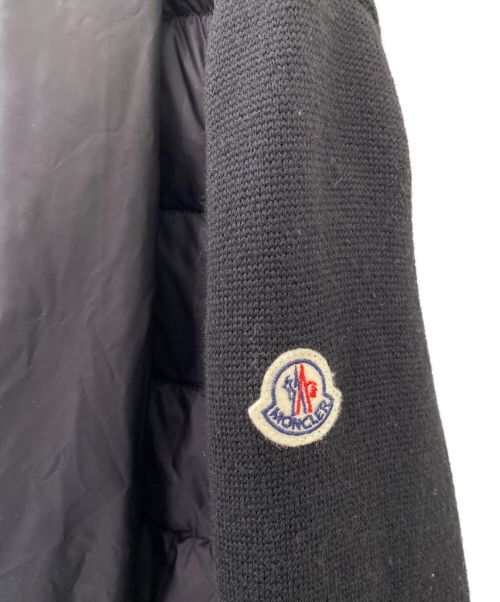 MONCLER（モンクレール）MONCLER (モンクレール) 	MAGLIONE TRICOT CARDIGAN ブラック サイズ:Lの古着・服飾アイテム