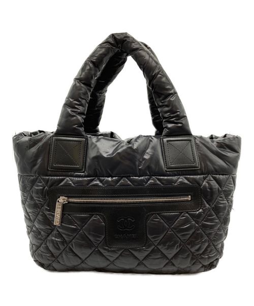 CHANEL（シャネル）CHANEL (シャネル) ココ・コクーン マトラッセトートバッグ ブラックの古着・服飾アイテム