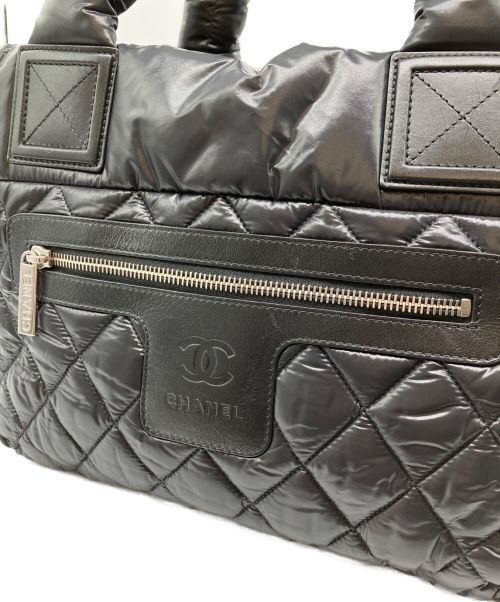 CHANEL（シャネル）CHANEL (シャネル) ココ・コクーン マトラッセトートバッグ ブラックの古着・服飾アイテム