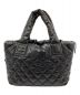 CHANEL (シャネル) ココ・コクーン マトラッセトートバッグ ブラック：99800円