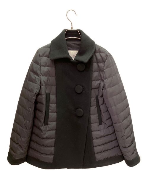 MONCLER（モンクレール）MONCLER (モンクレール) 切替ショートコート ブラック サイズ:1の古着・服飾アイテム