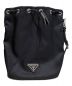 中古・古着 PRADA (プラダ) 巾着ポーチ ブラック サイズ:-：54800円