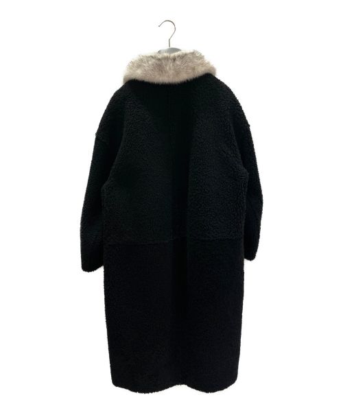 PRADA（プラダ）PRADA (プラダ) ムートンボアコート ブラック サイズ:36の古着・服飾アイテム