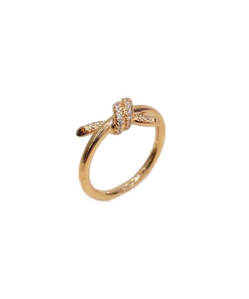 TIFFANY & Co.（ティファニー）TIFFANY & Co. (ティファニー) ノットダイヤモンドリング サイズ:5号の古着・服飾アイテム