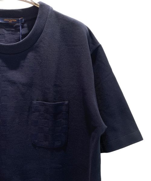 LOUIS VUITTON（ルイ ヴィトン）LOUIS VUITTON (ルイ ヴィトン) ハーフダミエポケットTシャツ ネイビー サイズ:XL 未使用品の古着・服飾アイテム